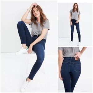 Nwt 10" High-Rise Skinny Jeans in Hayes Wash, Size 30T